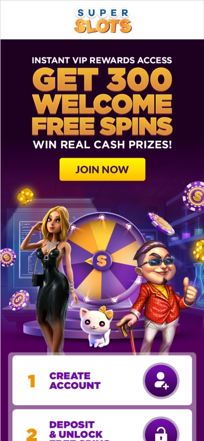 Super Slots Casino mobile screenshot